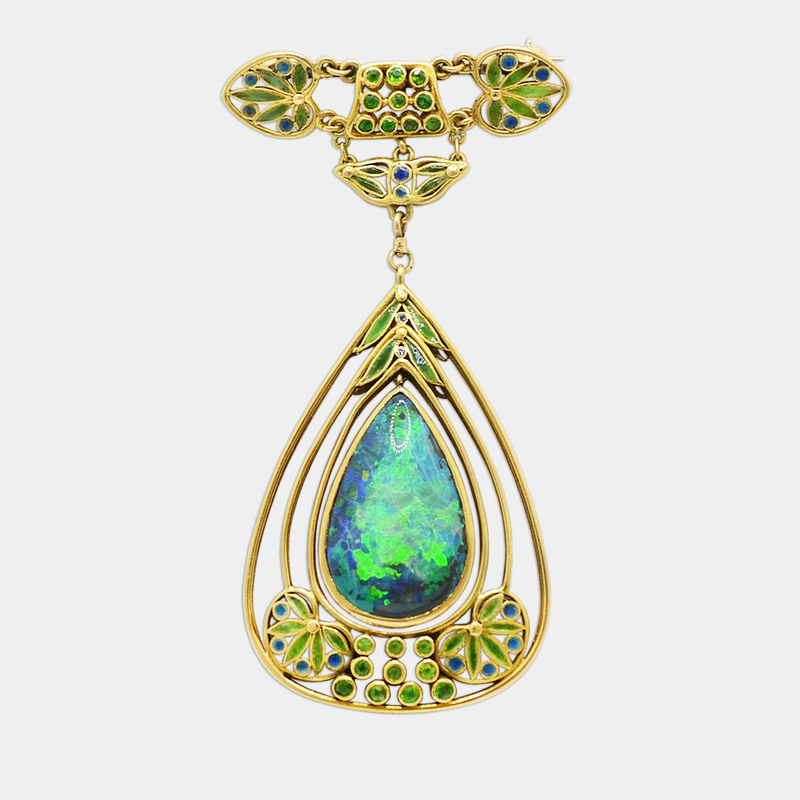 Tiffany & Co. Black Opal Brooch