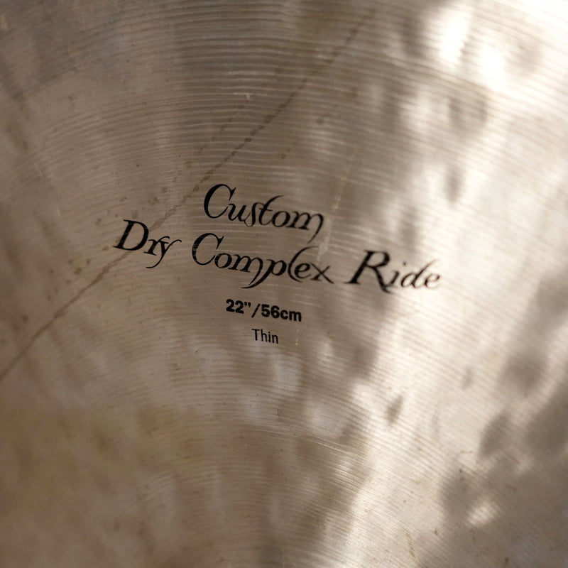 Zildjian K Custom Dry Complex Ride 22”