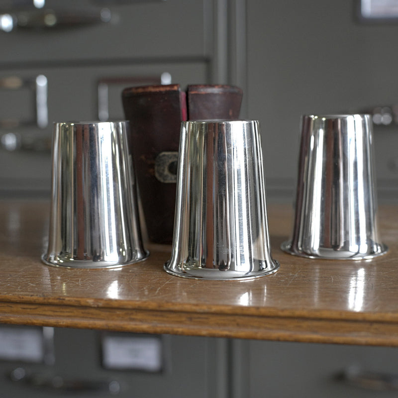 Vintage Foster & Bailey Silver 'Cups & Ball' Set