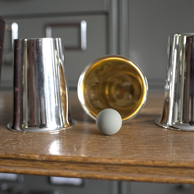 Vintage Foster & Bailey Silver 'Cups & Ball' Set