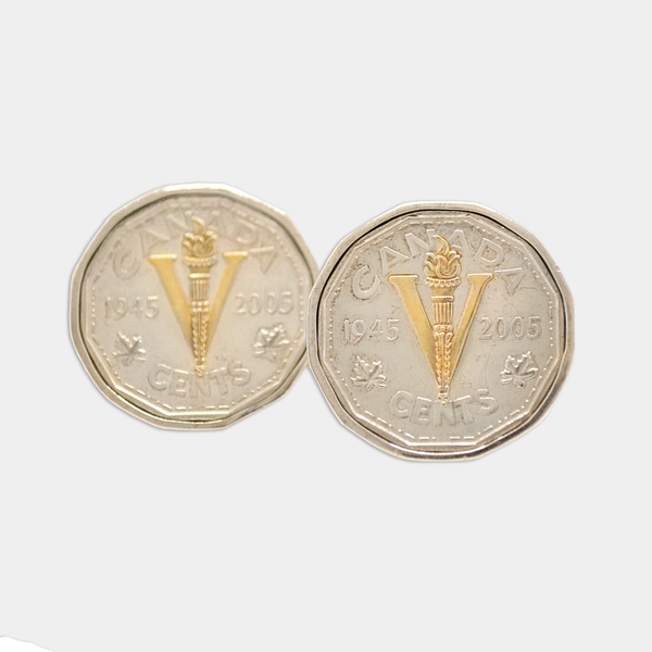 VE-Day Coin Cufflinks