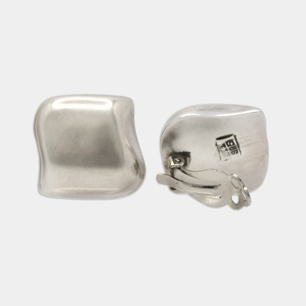 Square Clip-On Earrings