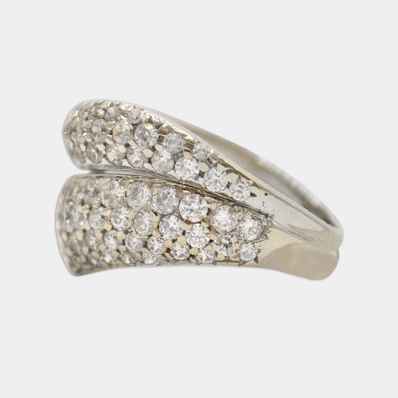 Glittery Wave Ring