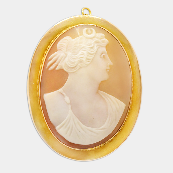 Large Cameo Brooch