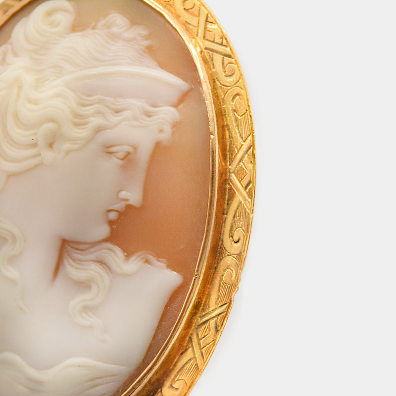 Fancy Cameo Brooch