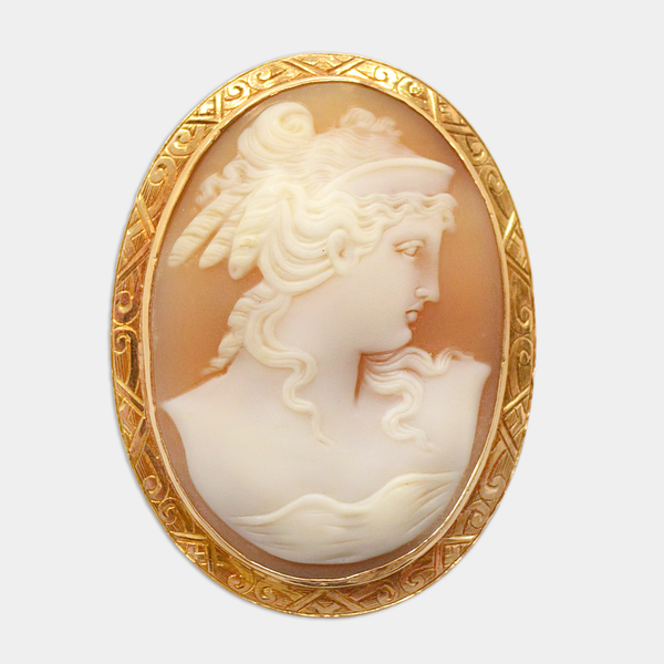 Fancy Cameo Brooch