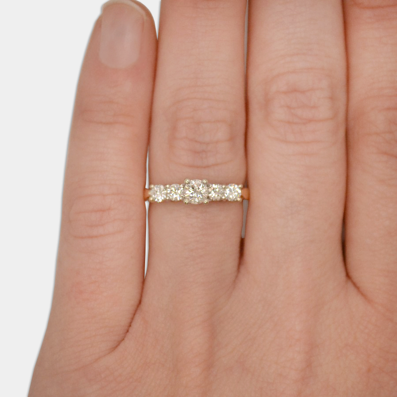 Diamond Row Ring