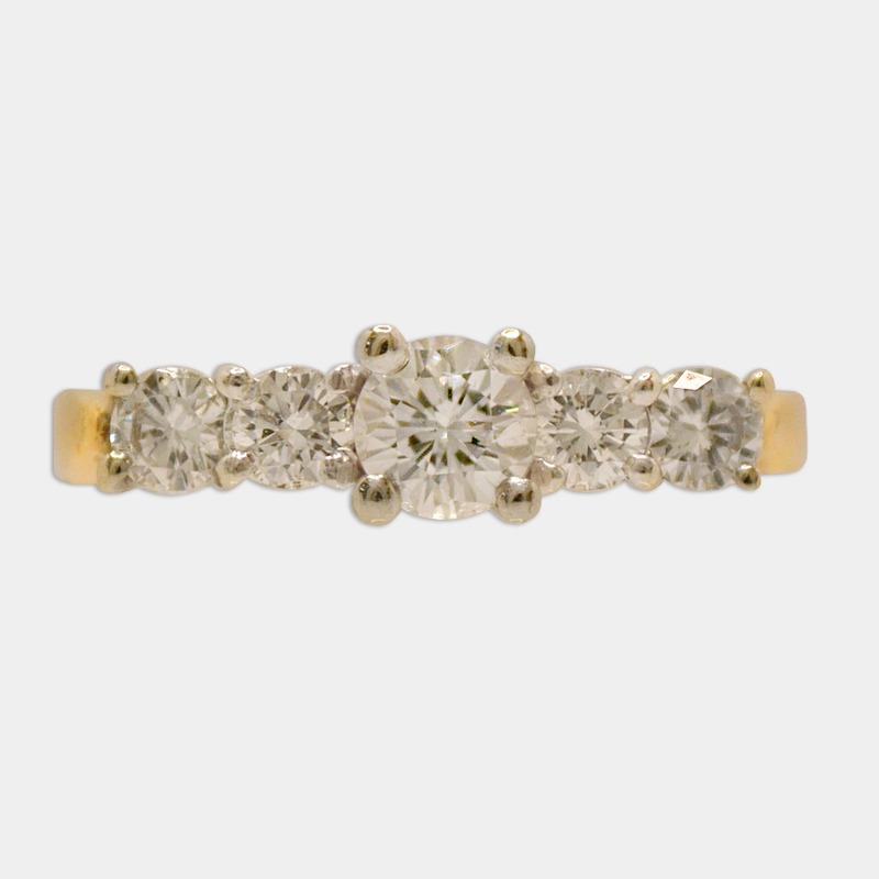 Diamond Row Ring