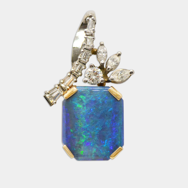 Black opal pendants on sale