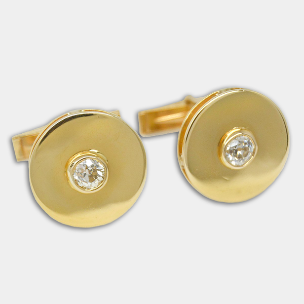 1 Carat Diamond Cufflinks