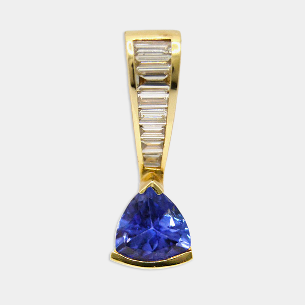 Tanzanite & Diamond Pendant