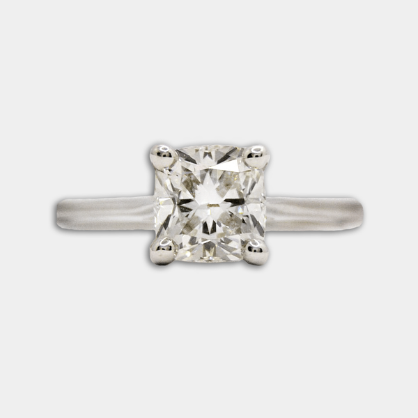 Cushion-Cut Diamond Ring