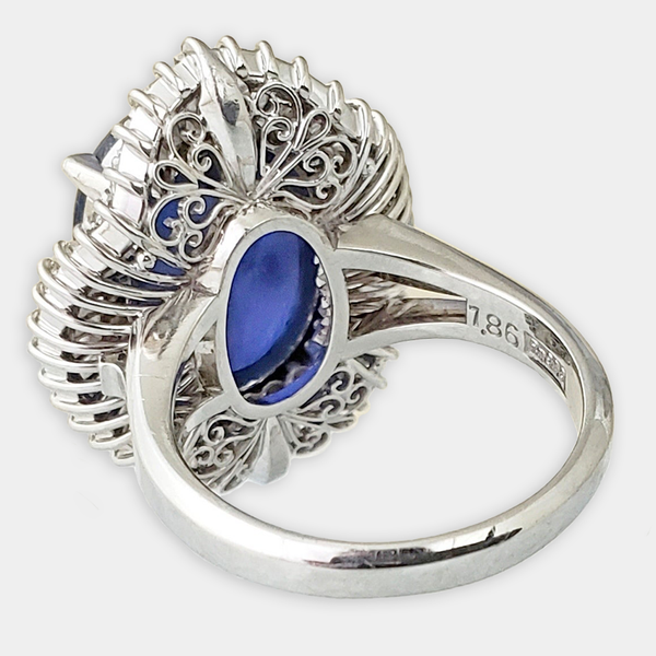 Star Sapphire Cabochon Ring