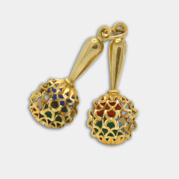 Double Maracas Charm