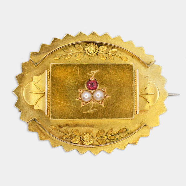 Mourning Brooch