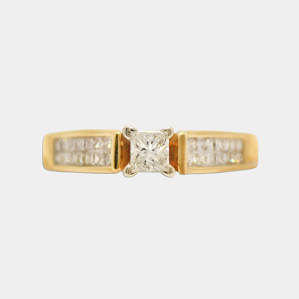 Princess-Cut Diamond Ring