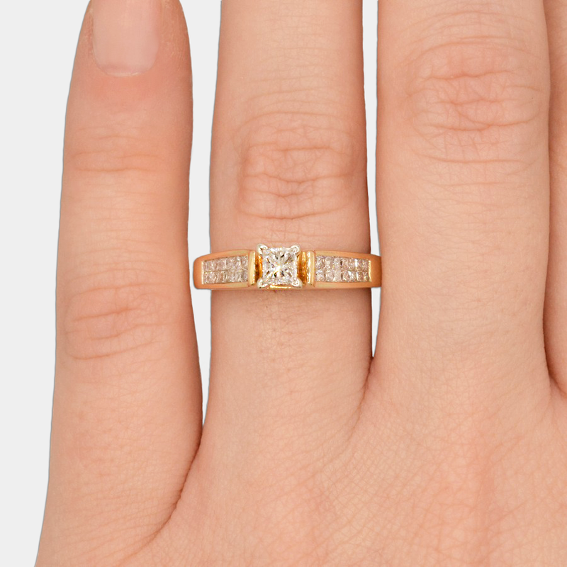 Princess-Cut Diamond Ring