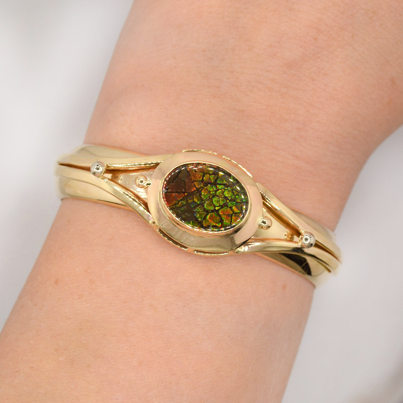 Ammolite Bangle