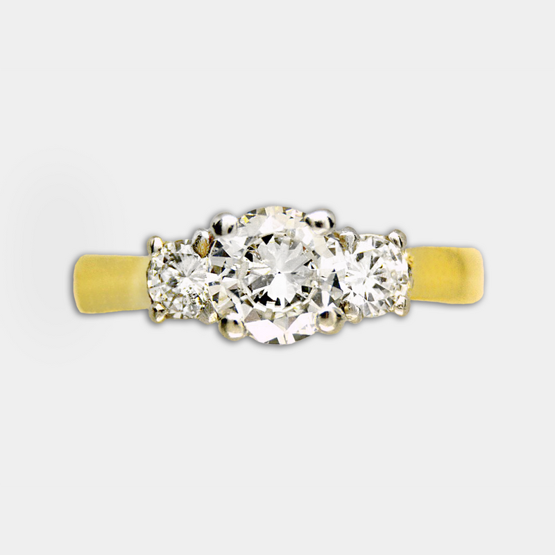 Diamond Cluster Ring