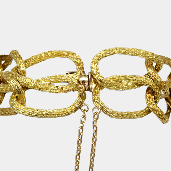 Double-Link Gold Bracelet