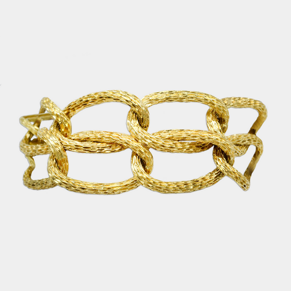 Double-Link Gold Bracelet