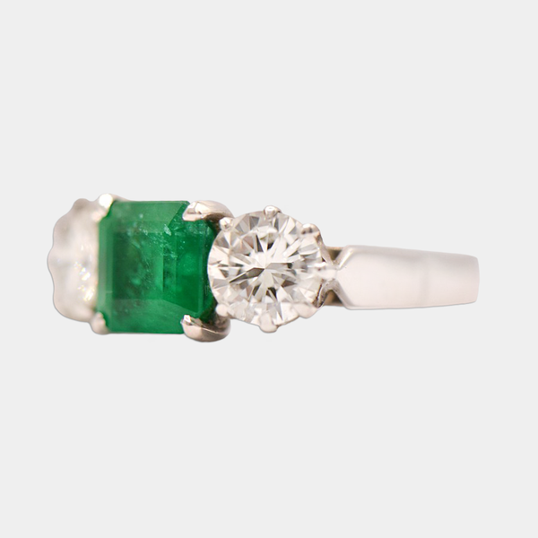 Emerald & Diamond Ring