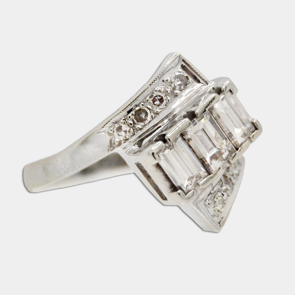 Fancy Diamond Cluster Ring