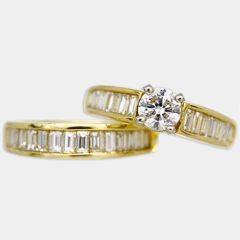 Mixed Diamond Ring Set