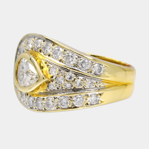 Pear Diamond Ring