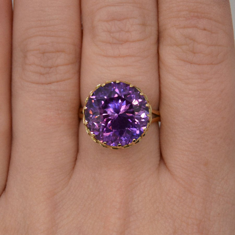 Purple stone sales rings name