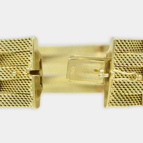 Vintage Wavy Gold Bracelet